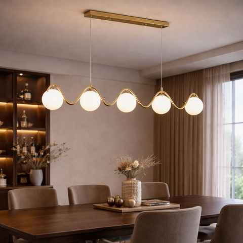 Aurora Line – Lampadario Moderno a Sfere