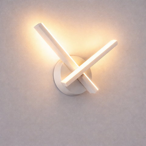 Linear Duo LED – Applique da parete LED moderna con bracci lineari contrapposti