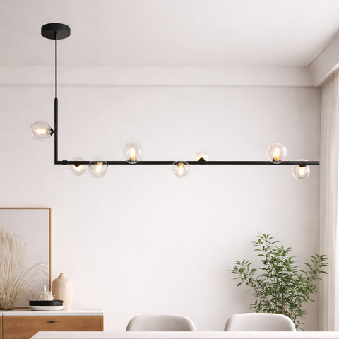 Crystal Eight – Lampadario Design a 8 Sfere