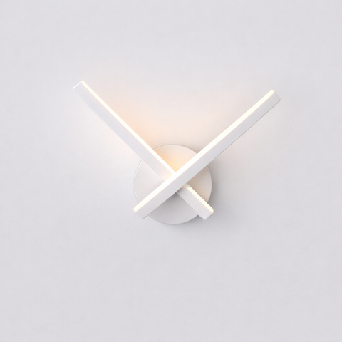 Linear Duo LED – Applique da parete LED moderna con bracci lineari contrapposti